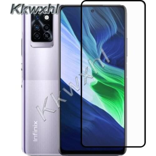 Tempered Glass For Infinix Note 10 Pro Full GULE Cover 9H Protective Film Screen Protector ON Note10Pro Note10 10Pro NFC X695