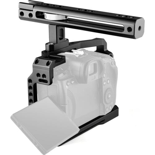 FEICHAO SLR Camera Cage Protective Frame Photo Video Cheese Mount for Canon EOS R5 R6 80D GH5 5Ds 5D4 5D3 5D2 Stabilizer Rig