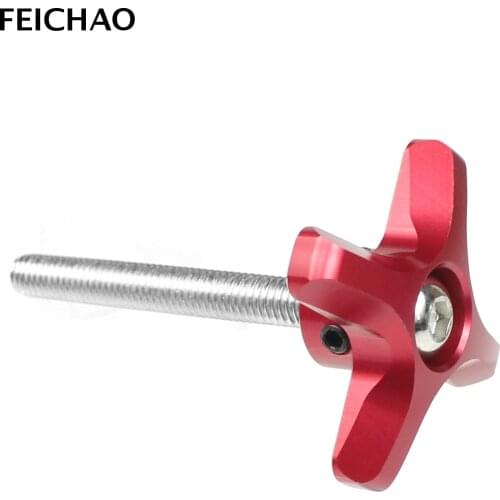 1Pcs M5 M6 M8 M10 Screw Thread Stainless Steel & Metal Plum Hand Tighten Clamping Knob Manual Handle Screw for Gopro Photography