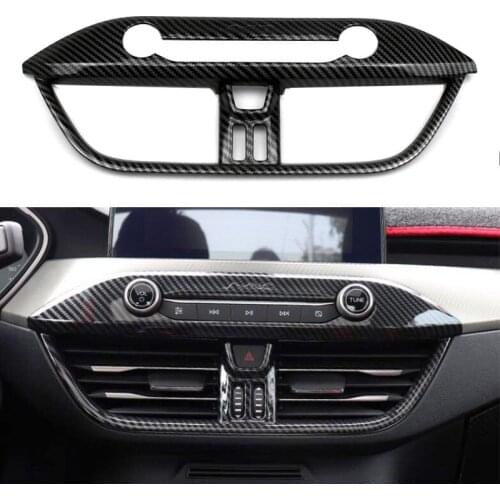 ABS Chrome Trim Air-conditioning Outlet Vent Cover Car Accessories For Ford Focus MK4 2018 2019 2020