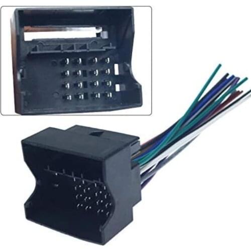 Car Radio Audio Stereo Amplifier Interface Wire Harness for -Audi/-BWM/-Volkswagen/Mini/-Dodge Install Aftermarket CD/DVD Stereo