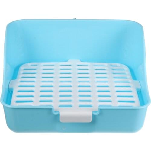 Bunny Litter Box Potty Training Corner Rabbit Guinea Toilet Litter Case Box