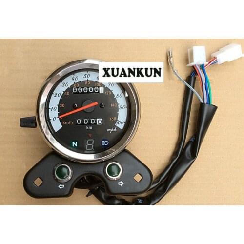 CG125 Motorcycle Retrofit Meter Code Table Odometer