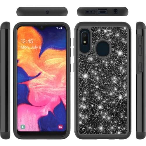 Fancy Case for Samsung Galaxy A10E SM-A102U Glitter Shockproof Back Phone Cover For Samsung Galaxy A10e 5.83" Protective Shell