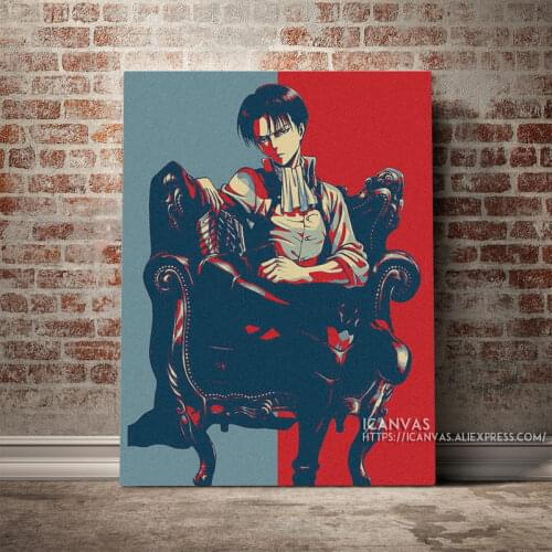 Shingeki No Kyojin AOT Rival Decoration Prints Home Decor Canvas Living Kids Room Bedroom Painting Wall Art Studio Poster