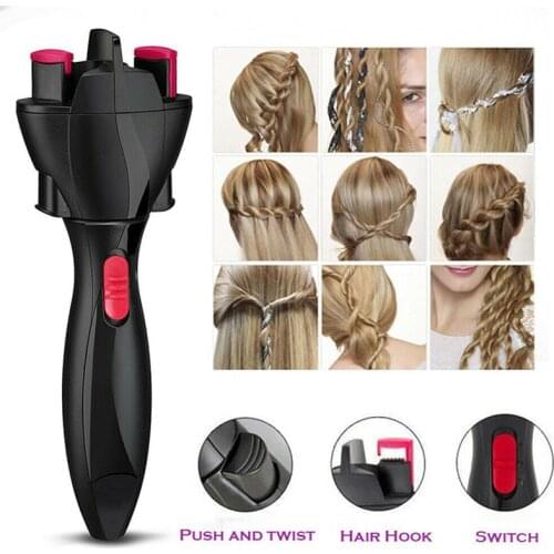 Electric braiding machine, braiding device, molding tool