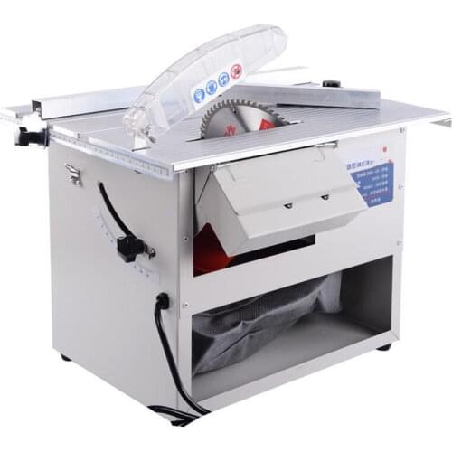 Multifunctional Electric Dust-Free Sliding Table Saw Woodworking Floor Miter Cutting Adjustable Speed Dust-Free Electric Saw