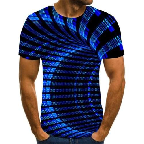 Vertigo Hypnotic 3d Tee Shirt Mens Summer T shirt 3D Printed Tshirts Short Sleeve Compression Tshirt Men/women Party T-shirt
