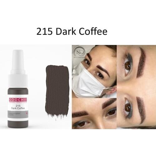 Goochie 3D Semi Permanent Makeup Microblading Pigment Eyebrow Tattoo Color Inks