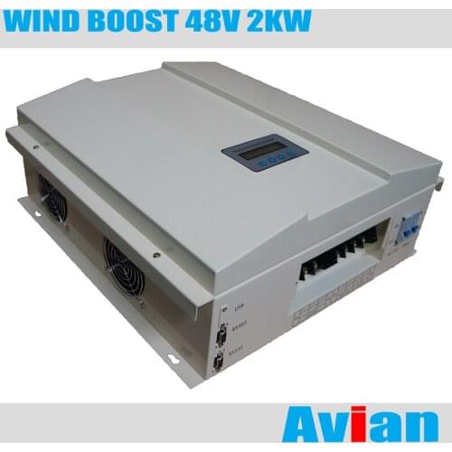 MPPT 48V 2KW Wind Generator Controller CE Certificated Free Software Low Voltage Charging Boost Function Wind Turbine Controller