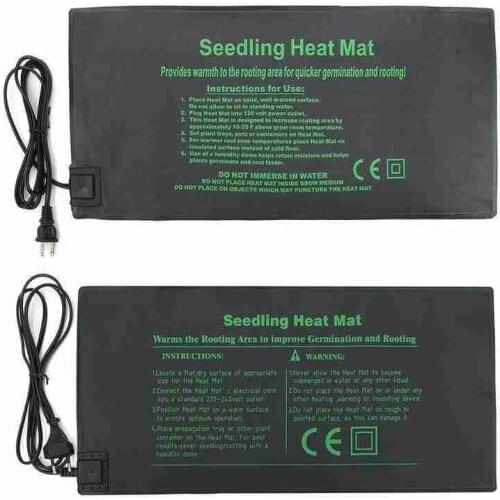 Plant Heating Pad 24*52cm Waterproof Warm Durable Hydroponic Heat Mat Gardening Nursery Flower Grass Seedling Electric Blanket
