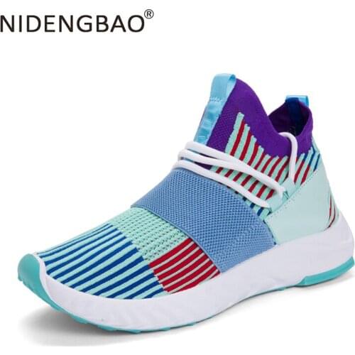 New Trend Men Running Shoes Athletic Street Walking Shoes Male Socks Sports sneakers Hot Sale Outdoor Jogging Shoes Gym Fitness