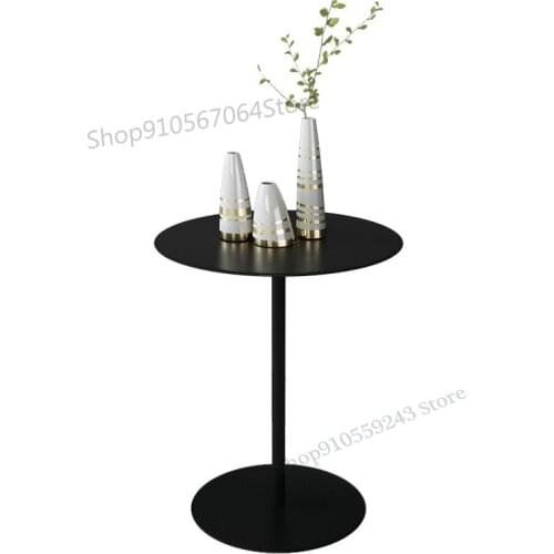 Nordic Round Side Table Creative Small Table Living Room Bedroom Sofa Balcony Coffee Table Minimalist Design Bedside Table