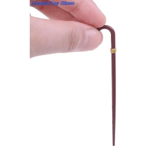 Mini Vintage Gentleman Walking Stick Simulation Crutch Model Toy for Doll House Decoration 1/12 Dollhouse Miniature Accessories