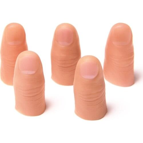 New Soft Rubber Close Up Vanish Appearing Creative Magic Tip Fingers Trick Props Toys Children Christmas Gifts Funny Prank Party