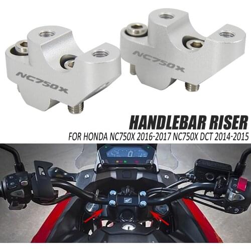 New Motorcycle Accessories Riser Lifting Handlebar Clamp Handlebar Riser For Honda NC 750X NC750 X NC750X 2016 2017