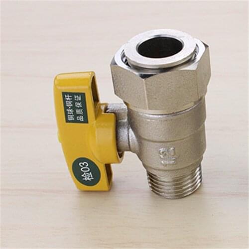 Full Copper Inner And Outer Wire Live Connection Copper Ball Core Valve Water Heater Connected Gas Valve Switch