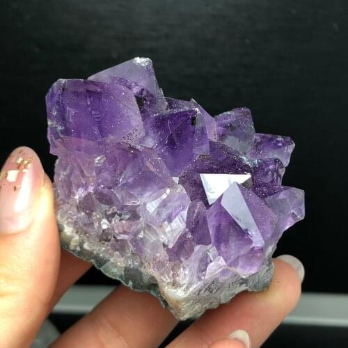 80-200g Natural Dream Amethyst Quartz Crystal Cluster Specimen Healing