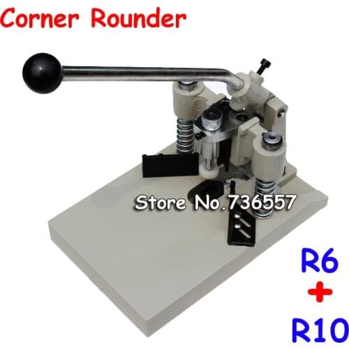 Free Shipping Heavy Duty R6 R10 30MM Thickness All Metal ID Business Criedit PVC Paper Card Corner Rounder Die Cutter