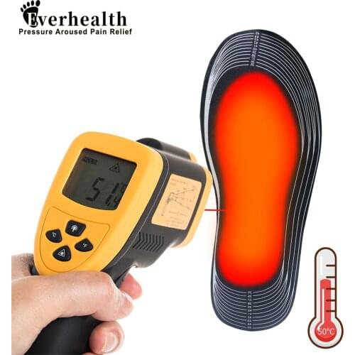 Everhealth USB Heated Shoe Insoles for Feet Warm Sock Pad Mat Electrically Heating Insoles Washable Warm Thermal Insoles