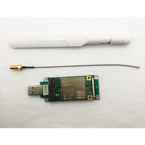 UC20-G Mini Pcie+IPEX SMA pigtail+5dbi antenna+MINI PCIE to USB adapter with SIM card slot 3G module