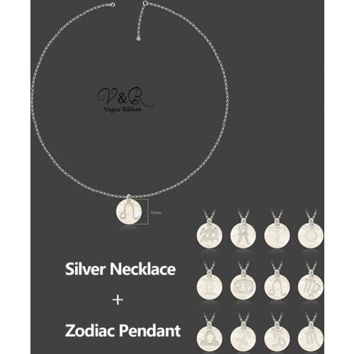Vogue Ribbon Women's Pendants Zodiac Signs