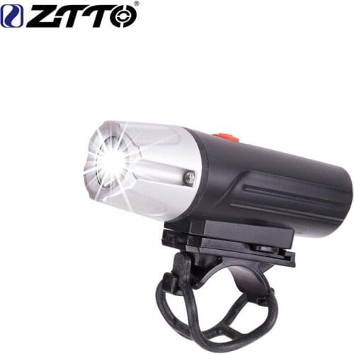 ZTTO new Bicycle USB Li Battery Rechargeable Waterproof High Brightness LED Front Headlight Outdoor Night Cycling Essential