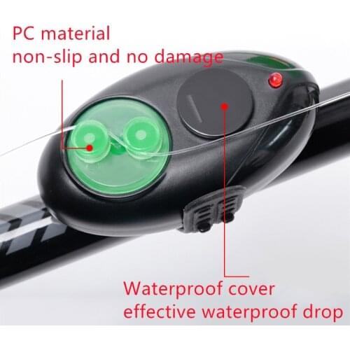 New Design 1pcs Electronic Bite Fishing Alarm LED Light Indicator Wireless Buffer Black Sound Alarm Carp Night Fishing