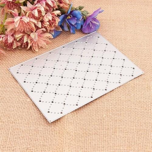 10.6x15cm Compassion Grid DIY Halloween Embossing Mould Card Paper Die Stencils Punch Christmas Metal Cuts Dies Cutting