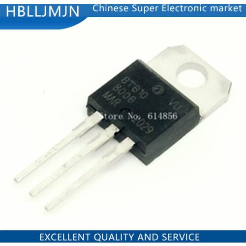 5PCS BTB10-800B BTB10 10A/800V TO-220