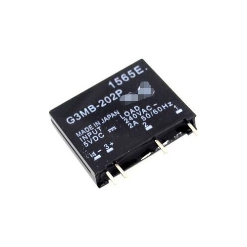 50pcs/lot G3MB-202P-DC5V G3MB-202P DC5V DC-AC PCB SSR In 5VDC,Out 240V AC 2A MODULE new in stock Free Shipping