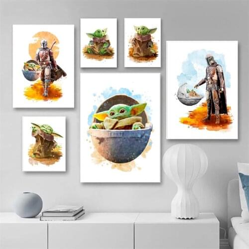 5D DIY Diamond Painting Cartoon Darth Yoda Star Wars Disney Anime Diamond Embroidery Picture Rhinestone Cross Stitch Kits Gift