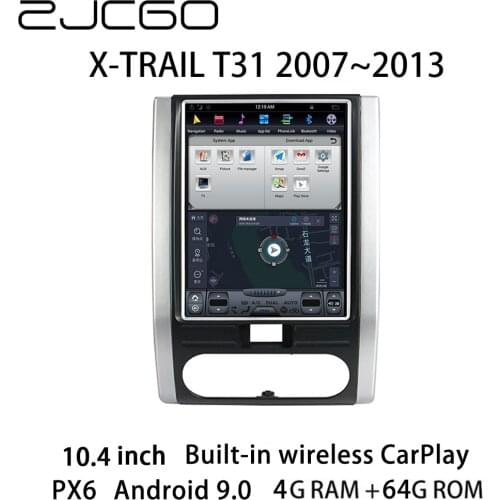 Car Multimedia Player Stereo GPS DVD Radio Navigation NAVI Android Screen Monitor for Nissan X-TRAIL T31 2007~2013