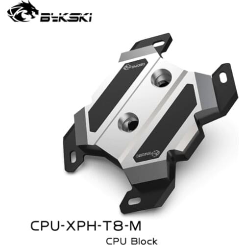 Bykski Metal CPU Water Block Copper For Ryzen7/5/3 AM4/3+/3/2+/2 FM2+/FM2/FM1 Aluminum Armor Brass CPU Cooler CPU-XPH-T8-M
