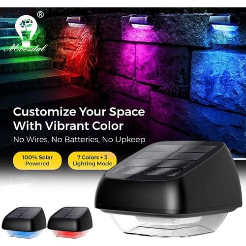 Color Luminous Solar Light Outdoor Waterproof Solar Rainbow Light Solar Landscape Lighting,suitable for Fences,courtyards,garden