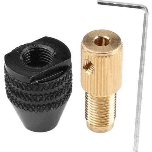 Electric Motor Shaft Power Tool Accessories Fixing Device Woodworking Tools 3.17mm 1 Set Electric Drill Chuck