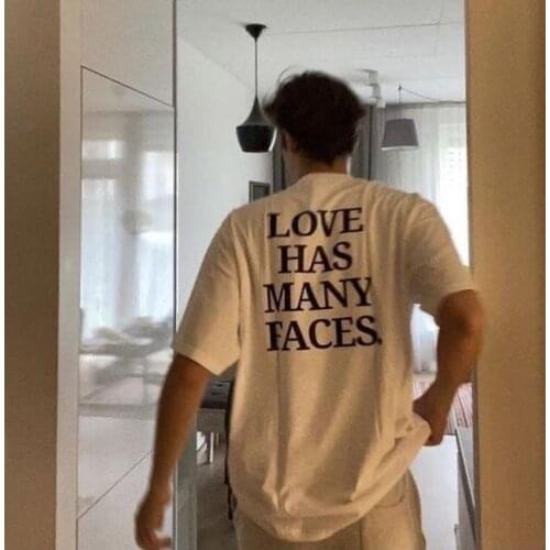 Skuggnas Love Has Many Faces Funny Graphic Cotton T shirt Summer Fashion Tumblr t shirts Popular Right Now Women Men Shirt