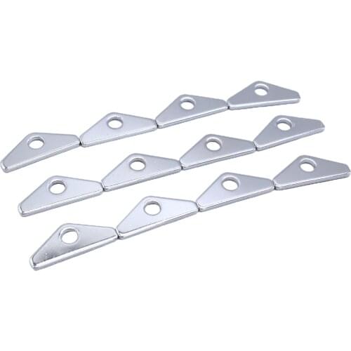 Chrome Plated Steel Valve Cover Mini Spreader Tab , Mini Valve Cover Hold Down Tabs , for Ford Motors 260/289 /351W