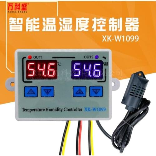 Intelligent temperature and humidity controller, dual-purpose temperature and humidity control, greenhouse incubation