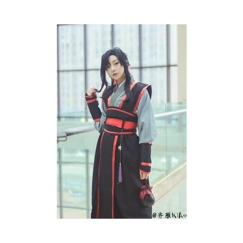 Wei Wuxian Young Cosplay Grandmaster of Demonic Cultivation Cosplay Costume Wei Wuxian Costume Unisex Mo Dao Zu Shi Full Set