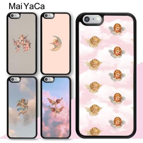 MaiYaCa Renaissance angels Cute Cupid Case For iPhone 12 mini 11 Pro Max X XR XS MAX SE 2020 6S 7 8 Plus 5S Back Cover