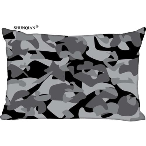 New Camo Background Pillow Case Custom Wedding Pillowcase Cover Cases Gift Zippered Rectangle Pillow Case