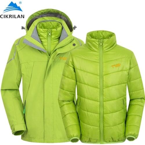 Boys Girls Removable Two-piece Solid color Jackets Softshell Waterproof Windproof Polar Fleece Coat low temperature warm suit