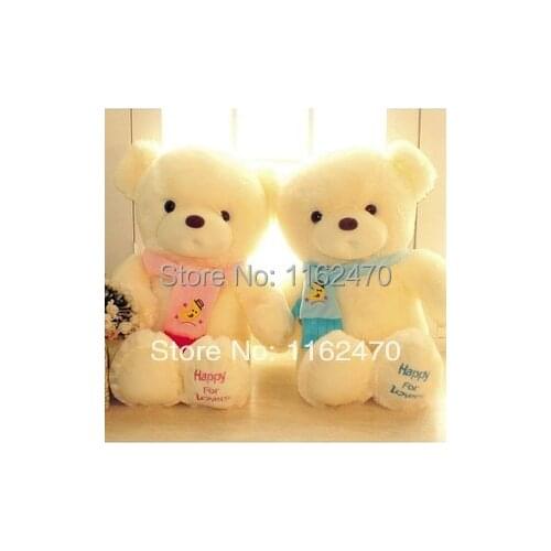 Size 30cm genuine good quality Teddy Bear with Scarf Plush toy Doll Birthday Gifts free shipping