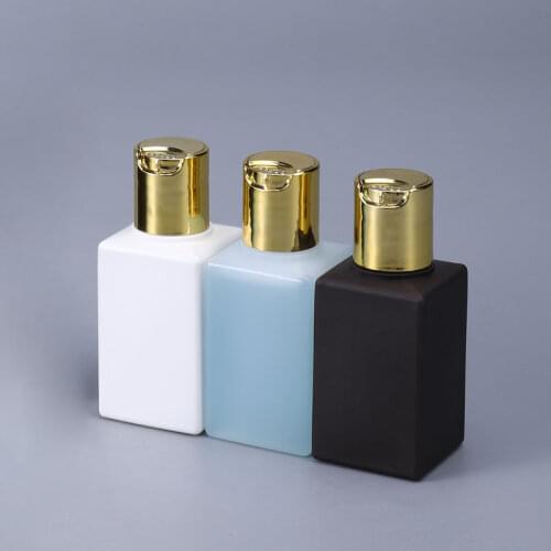 UMETASS 50ML 100ML HDPE Empty cosmetic bottle with disc cap portable essential oil liquid container 1PCS PE bottle