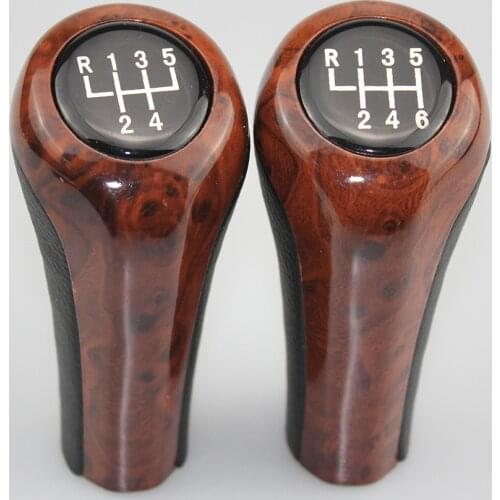 Wood grain is suitable Gear shift knob for bmw 3-color1 3 5 6 Series E30 E32 E34 E36 E38 E39 E46 E53 E60 E63 E83 E84 E90 E91