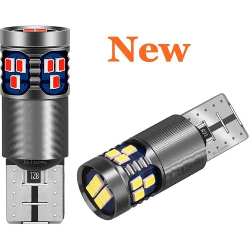 100PCS T10 W5W Super Bright LED Auto Wedge Parking Bulbs Canbus No Error Interior Reading Dome Lamp WY5W 501 Car Turn Side Light