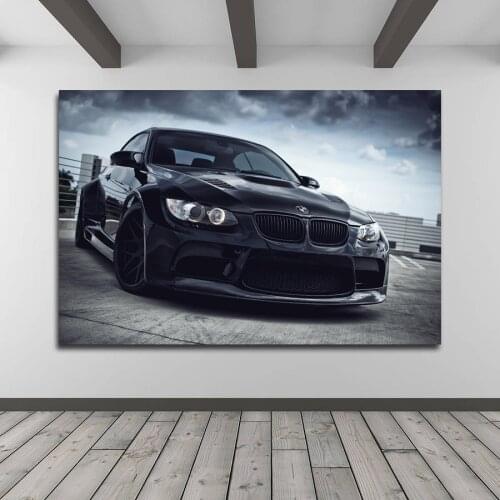 Super Sport Car Wallpaper Canvas Poster Wall Art Pictures Painting Wall Art for Living Room Home Decor (No Frame)