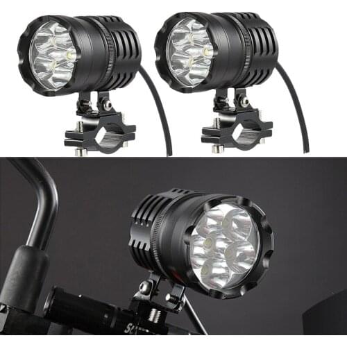 Motorcycle Headlight Moto led Bulbs For BMW-R1200GS F800 F700GS YAMAHA-R1 R2 R3 R6 Front Brackets Motorcycle Fog By Light