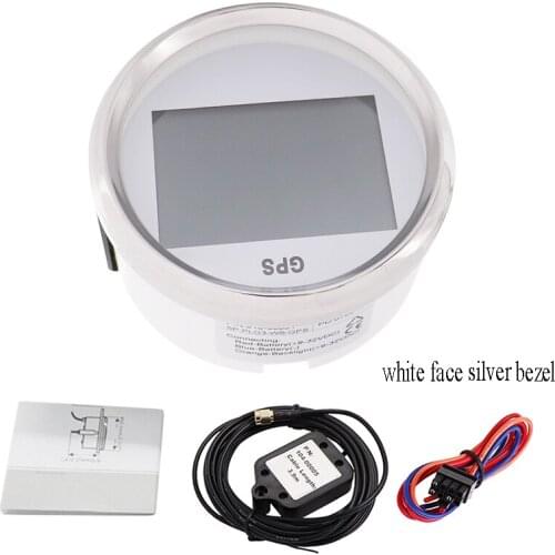 85mm UTV Digital Speedometer GPS Meter Speedo Gauge speed teller fit for Mitsubishi Motorcycle Car ATV Red Backlight 12V-24V